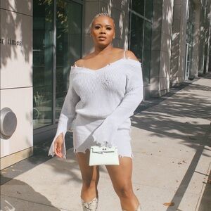 Seroyah Knit Sweater Dress